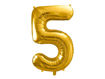 Picture of FOIL BALLOON NUMBER 5 GOLD 34 INCH